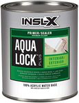 INSL-X AQ040009A-04 Aqua Lock Plus 100% Acrylic Water-Based Sealer Primer, 1 Quart, White