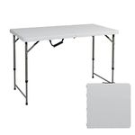 DlandHome Camping Folding Table BBQ Portable Desk Outdoor Dinner Table Utility Table (47inch)