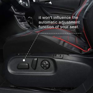 AUTOYOUTH PU Leather Car Seat Covers, Gray – Universal Fit
