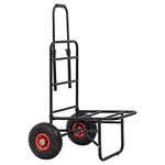 Michigan Heavy Duty Folding Compact Fishing Trolley, Seat Box, Equipment Barrow