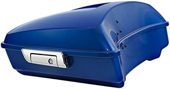 Chopped Tour Pack Trunk Fit for Harley Touring Street Glide Road Glide Road King 2014-2023 Color-Matched Electric Blue