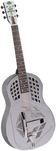Regal RC-51 Metal Body Tricone Resophonic Guitar - Nickel-Plated Brass