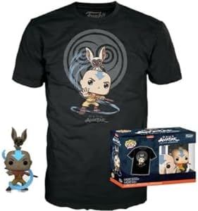 Funko Pop! & Tee: Avatar - Element Bending - (XL) - Avatar: The Last Airbender - T-Shirt - Clothes with Collectable Vinyl Figure - Gift Idea - Toys and Short Sleeve Top for Adults Unisex Men