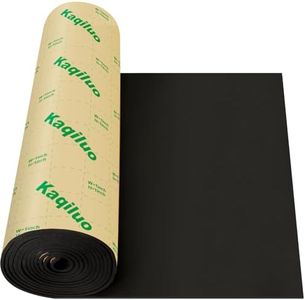 Kaqiluo Self-Adhesive Sound Insulation Acoustic Foam,73.2sqft x 0.4in Thick,50+kg/m³ ,Sound Proof Padding,Fire,Water Resistant ,Thermal Insulation,Cold Proof Acoustic Treatment Foam