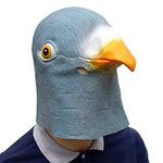 HAORONG Deluxe Novelty Halloween Costume Party Latex Animal Head Mask Pigeon