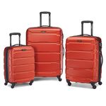 Samsonite Omni Pc Hardside Expandable Luggage, Burnt Orange, 3-Piece Set (20/24/28), Omni Pc Hardside Expandable Luggage with Spinner Wheels