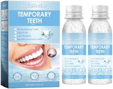 Tooth Repair Kit – 2PCS Temporary Tooth Filling, Moldable False Teeth Beads for Teeth Repair