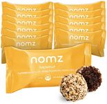 nomz Hazelnut Energy Bites, Delicious & Healthy, Vegan-Friendly, Paleo-Approved, Great Source of Nutrients, Non-GMO, Gluten-Free, 12-Pack