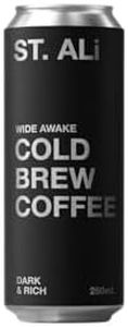 ST. ALi Wide Awake Cold Brew Coffee | Strong & Bold | 250ml Cans | 24 Pack