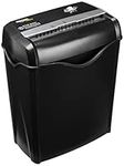 Amazon Basics 5-6 Sheet Cross Cut Paper and Credit Card Shredder with 14.3L Bin for Business & Home Office Use with Reverse Function, Black