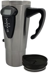 InGenious Heated Travel Mug Four Level Heat Settings and 12V Car Lighter Adaptor