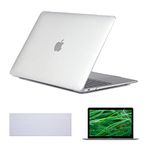 Se7enline Compatible with MacBook Air 12 inch Case 2015/2016/2017/2018/2019 Hard Shell Cover for MacBook 12-Inch Model A1534 with Retina Display, Keyboard Cover, Screen Protector, Clear/Transparent