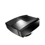 Riloer 150W Mini Car Heater Defroster 12V Black/Yellow Portable Two-in-one Function 360 Degree Adjustable Car Heater Plug-in Cigarette Lighter (24V, Black)