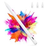 Variglas Pencil for iPad - 2018-2025 15 Minutes Fast Charging, Palm Rejection,Tilt Sensitivity, Stylus Pen Compatible with iPad Pro 11"/12.9"/13", 11/10/9/8/7/6th Gen, Air 3-6, Mini 5/6