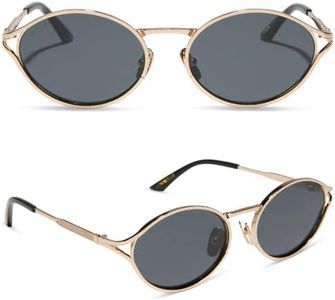 DIFF | Jessie James Decker Limoncello Lightweight Wire Sunglasses for Women UV400 Protection, Gold + Grey