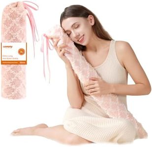 samply Hot Water Bottle 3L with Luxury Faux Fur Cover, Pink