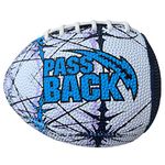 Passback Peewee Rubber Football, Ages 4-8, Elementary Training Football, (Ships Deflated)