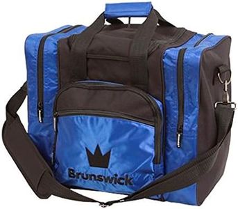 Brunswick Edge Single Tote Bowling Bag, Blue