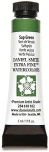 Daniel Smith Extra Fine Watercolor Paint, 5ml Tube, Sap Green, 284610102, 0.17 Fl Oz (Pack of 1)