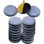 20PCS Furniture Sliders and Gliders, Round Shaped Self -Adhesive Chair Leg Sliders Floor Protector Pads for Moving Furniture Movers Carpet Gliders Glides