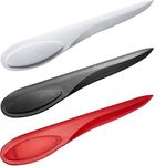 3 Pieces Point Tuner Seam Creaser Creases Sewing Tool Plastic Sewing Mark Turner Point Tuner Seam Presser Tool for Sewing Quilting (White, Black and Red)