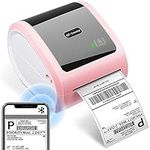 Bluetooth Thermal Label Printer Machine - Wireless Shipping Label Printer for Packages & Small Business - Desktop Thermal Label Printer 4X6 Label Makers, Compatible with Hermes, Royal Mail, UPS