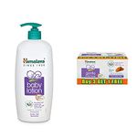 Himalaya Baby Lotion 700ml and Himalaya Gentle Baby Soap (75g, Buy 3 Get 1 Free)