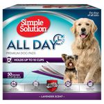 Simple Solution 6-Layer All Day Premium Dog Pads - Lavender Scent pack of 50