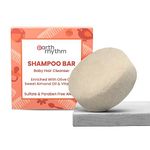 Earth Rhythm Baby Shampoo Bar, Sulphate & Paraben Free, Plastic Free (Cardboard) - 80gm