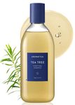 AROMATICA Tea Tree Purifying Shampoo 13.53fl.oz./400ml - Sulfate Free, Vegan, Fights Oily Scalp, with Salicylic Acid | Hair Cleansing for Itchy Scalp, Refreshing and Clarifying