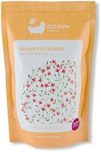 Eco Bath London Balance and Calming Epsom Salt Bath Soak - Pouch - Tube, Magnesium Bath Salt Infused with Neroli, Geranium, Natural Epsom Salts for Bath 2.2 LB (1 kg)