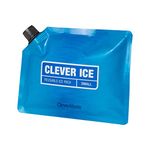 CleverMade Reusable Ice Pack - Long Lasting Cold Freezer Packs for Insulated Coolers & Lunch Bags - Add Water & Freeze - Clever Ice - No Ice Needed - Size Small - Set of 5