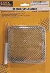 Truck Upfitters 4.5" x 4.5" x 1.8" RV Trailer Flying Bug/Insect and Rodent Stainless Steel Mesh Screen for Water Heater Vents on Travel Trailers, Motorhomes, and Camper Trailers