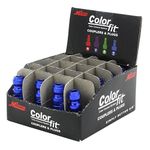 ColorFit by Milton 783TC-20 Pneumatic Plugs - (T-Style, Blue) - 1/4" NPT Male, (Box of 20)