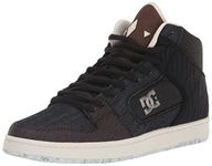 DC Shoes Men's Dc X Star Wars The Mandalorian Sneaker Collection Skate Shoe, Black/Brown/Black (Manteca 4 Hi), 8 UK