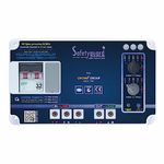 Safetyguard DPS Single Phase 2 Pole Advance Circuit Breaker | Adjustable Over Voltage Protection | Tripping Siren With LED Light | ABS Body (SG DPS 32 Amp)