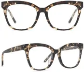 DIFF Winston Designer Cat Eye Blue Light Blocking Glasses for Women, Espresso Tortoise