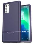 Encased Heavy Duty Galaxy Note 20 Case Purple (2020 Rebel Armor) Military Grade Full Body Rugged Protective Cover (Samsung Note 20)