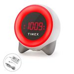 Timex Children's Sleep Training Nightlight Alarm Clock(TK321), Time to Rise, White Noise Soother, Toddler Sleep Trainer, Sleep Sounds Machine, Night Light, Nap Timer, Kids Alarm Clock