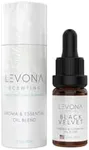 Levona Scents Oil Diffuser Essential Oils: Fragrance Oil for Diffuser - Black Velvet Diffuser Oils Scents - Woody Citrus with Herbal Floral Essential Oil Blends, Oakmoss, White Musk & Sandalwood