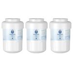 Aqustal AQ-2BF547 Refrigerators Water Filter, Compatible With GE SmartWater MWF, MWFP, MWFA, GWF, HDX FMG-1, WFC1201, RWF1060, 197D6321P006, Replacement for Kenmore 9991, GSE25GSHECSS, WD-F13, 3 Pack