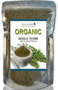 100% Organic Thyme, Natural, Raw Thyme fresh, non GMO-Gluten Free, for Healthy meal and tea, no preservatives, no additives, perfect seasoning, Thymol, 100% Thyme always fresh