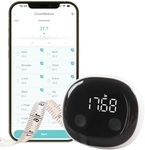 Gdncbm Smart Body Measuring Tape - Bluetooth Measuring Tape for Body Measurements with App - LED Display and Locking Retractable Measure for Weight Loss/Fitness - 60in/150cm