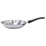 Shri & Sam Stainless Steel Light Weight Hammered Fry Pan, 1.5 mm, 20 cm