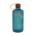 Nalgene Sustain Tritan BPA-Free Water Bottle Made with Material Derived from 50% Plastic Waste, 32 OZ, Narrow Mouth, Teal