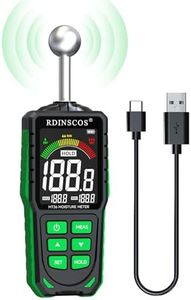 Wiederaufladbar Feuchtigkeitsmessgerät Wand RDINSCOS Feuchtigkeitsmessgerät für Wände mit Farb-LCD WandFeuchtemessgerät Mauerwerk 20-40mm Feuchtigkeitsmesser für Wände,Holz,Putz,Mauerwerk (MT36)