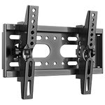 JXMTSPW Tilt TV Wall Mount Bracket Low Profile for Most 14-42 Inch LED LCD OLED Plasma Flat Curved Screen Monitor TVs 21 24 32 40" with VESA up to 200x200 Load Capacity 55Ibs Support TV Mural