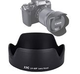 JJC LH-60F Bayonet Lens Hood with Premier Lens Cloth for CANON EF-M 18-150mm f/3.5-6.3 IS STM, replaces Canon EW-60F