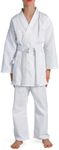 Fisticuffs Kids Children's Student Karate Aikido Suit Gi Uniform with Free White Belt - Premium Quality, Comfortable Fit for Martial Arts Training and Competitions (as8, numeric, numeric_110, regular)