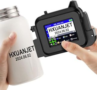 HXUANJET MINI127 Portable Handheld Inkjet Printer,Mini Handheld Printer with 2.4 Inch LED Touch Screen Pocket Inkjet Coding Machine for DIY Printing/QRcode/Barcode/Date/Logo/Batch Series Number etc